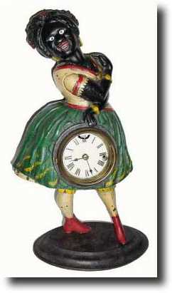 C.1867, Bradley and Hubbard, "TOPSEY" Blinking Eye clock. — Antique Clocks Price Guide