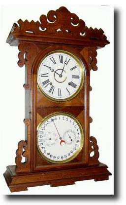 C.1885, E.N. Welch Mfg Co., Forestville, "ARDITI " perpetual calendar clock. — Antique Clocks Price Guide