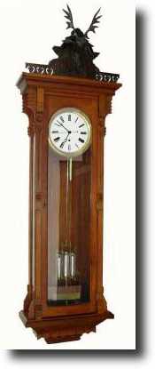 C.1880, New Haven Clock Co., Jeweler's regulator no. 3, in mahogany. — Antique Clocks Price Guide