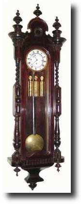 C.1870, Austrian, 3-wt Vienna Regulator, — Antique Clocks Price Guide