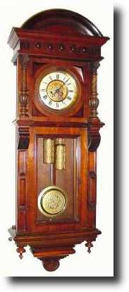 C.1910, Czech, Gustav Becker, 2-Weight wall regulator in the Alt Deutsch style. — Antique Clocks Price Guide