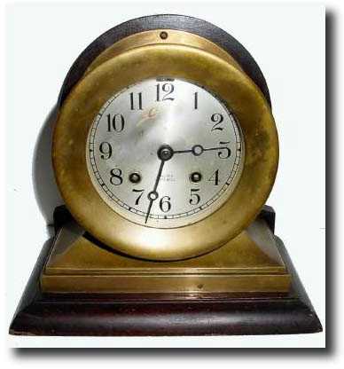 C.1936, Chelsea Clock Co., Ship's bell clock "ADMIRAL", — Antique Clocks Price Guide