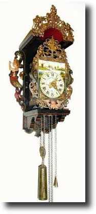 C.1988, Dutch, Reproduction Stoelklok Wall clock — Antique Clocks Price Guide