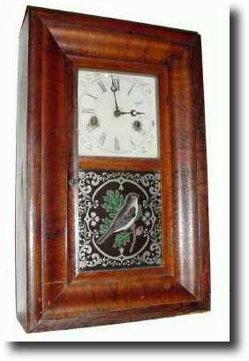C.1860, Ansonia Brass Co., Mini OG shelf clock — Antique Clocks Price Guide