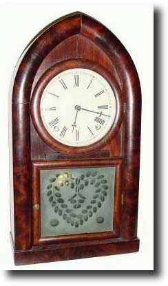 C.1850, J.C. Brown Forestville, CT , 8-day beehive clock — Antique Clocks Price Guide