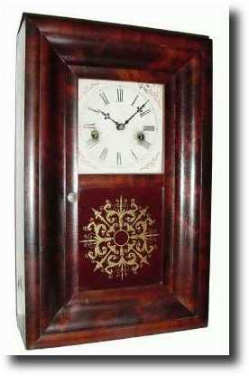C.1870, Ansonia Brass and Copper Co., Mini 30-hour OG shelf clock — Antique Clocks Price Guide
