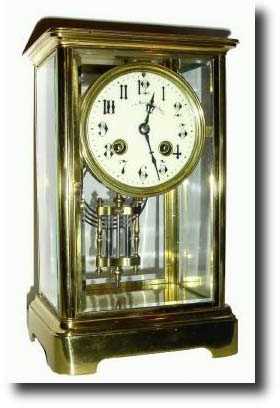C.1900, French, Crystal Regulator — Antique Clocks Price Guide
