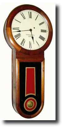 C.1875, J.B. Hatch, Attleboro, Regulator No. 5, — Antique Clocks Price Guide