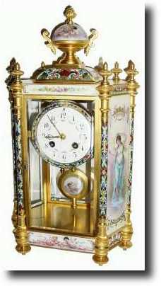 C.1900, French, Fancy Crystal Regulator — Antique Clocks Price Guide