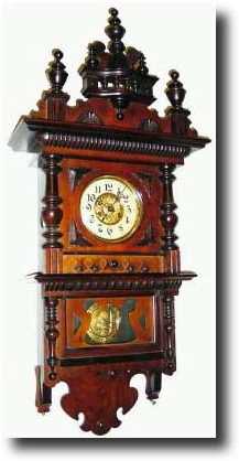 C.1900, German, Adler, Berlin Style wall regulator, — Antique Clocks Price Guide