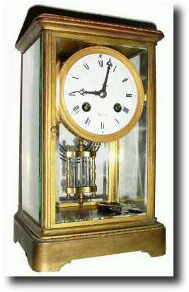 C.1900, French, Japy Freres, Crystal Regulator — Antique Clocks Price Guide
