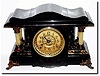C.1900, Seth Thomas Adamantine mantel clock This is the large model with serpentine top and rounded ends.