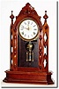 C.1875, American Clock Co., New York, "Turret No. 11' in walnut and in very good, as-found condition.