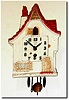 C.1947, Lux "Chalet', Nodding Bird in fair, as-found condition.