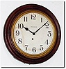 C.1928, E. Ingraham and Co., "Milford', oak gallery clock in good as-found condition.