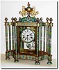 C.1980, Chinese (People"s Republic), repro-duction cloisonne crystal regulator, as found, serial number 26.