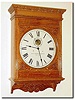 C.1908, Self Winding Clock Co., New York, Model No. 10 wall clock in oak.