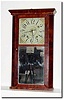 C.1840, Wells Forbes, Bristol, NH, mahogany cornice top, 30 hour WW, with alarm (winds at 2) with restorations.