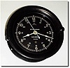 C.1943, Seth Thomas, Black Bakelite Ship"s clock, running.
