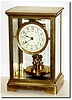 C.1905, German, "Crystal' 400-Day clock in a four glass case.