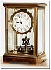 C.1910, German, Jahresuhrenfabrik, 400-Day in a 4-glass crystal regulator case.