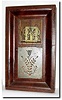 C.1850, Henry C. Smith, Plymouth, Conn, OG, as-found, less dial, hands, weights and pend and with only a partial label.