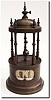 C.1900, French Conical (rotary) Pendulum Annular dial alarm clock in excellent original condition.