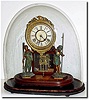 C.1875, H.J. Davies, New York, "Crystal Palace No. 1 Extra' in very good condition, with a large French dome and base from the same period now protecting the clock.