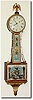 C.1925, Herschede Clock Co., Cincinnati, Ohio, "Willard' model weight driven banjo in good original condition.