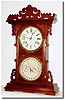 C.1886, E.N. Welch, "Arditi' Double Dial, with patent D. J. Gale perpetual calendar, the unique lower dial giving the day and month on small inner dials, and the date around the circumference (pat, 4-21-85).