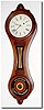 C.1880. E. Howard and Co., Boston "Regulator No. 10', figure eight walnut wall clock in very good condition.
