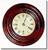 C.1850, Marine Clock Co., rare miniature gallery timepiece in mahogany.