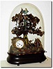 C.1880, French, Musical Bird Automaton and clock.