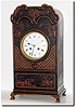 C.1910, French, for Tiffany and Co., a Chinoiserie decorated mantel clock in good condition.