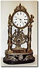 C.1820, Austrian, Grand Sonnerie Mantel clock in a skeletonized motif.