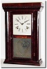 C.1845, Smith and Taylor, 105 John St, NY, 30 hour fusee, in a small box with cornice case with ripple door and cornice trim.