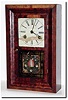 C.1847, Chauncey Jerome, New Haven, Mini OG with 30 hour time and strike fusee movement.