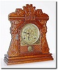 C.1900, E. Ingraham and Co., "Cabinet C' in oak and in excellent original condition, with medium brown color and crazing.