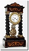 C.1875, French, 4-Column Empire Mantel clock in good condition.