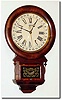 C.1880, Ansonia Brass and Copper Co., "Drop Extra Calendar' , restored.