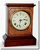 C.1857, S.B. Jerome, 8-day, Solid Walnut cottage in good condition with original signed dial.