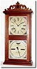 C.1875, Ithaca "Farmer"s' Model Double Dial perpetual calendar.