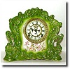 C.1905, Ansonia Clock Co., "Reflex" Porcelain china clock