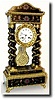 C.1880, French, 4-Column Empire mantel clock.