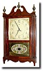 C.1949, Chelsea Clock Co., "Terry" model pillar and scroll mantel clock.