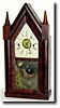 C.1845, Terry and Andrews, 30-Hour, Brass spring steeple clock