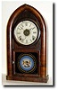 C.1870, E.N. Welch Mfg. Co. rosewood beehive