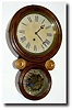C.1870, E. Ingraham and Co., "IONIC" wall clock