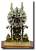 C.1870, J. Smith and Sons, one train skeleton clock