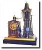 C.1890, French, the "Forgeman" Time and Strike mystery clock,